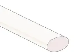 OUTLET Thermische Krimpkous 12.7mm - Transparant - 25 Stuks