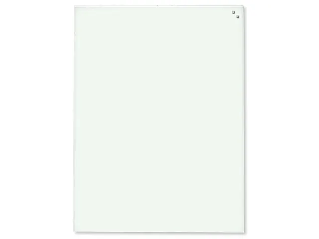 Glasmagneetbord Naga 60x80cm wit