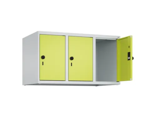 opzetkast,v. locker,3vak.,vak B 300mm,HxBxD 500x900x500mm,vleugeldeur