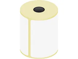 Verzendetiket Raadhuis 102x210mm kern 25mm 250 stuks thermisch