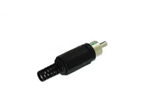 Mannelijke Rca Plug - Zwart