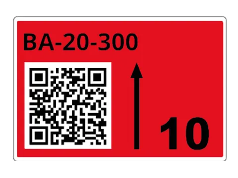 Brother LTZ14075FQR, Rood, Rechthoek, Universeel, 110 mm, 75 mm, 260 s