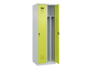 locker voor scheiding van kleding,HxBxD 1850x600x500mm,2vak - 1