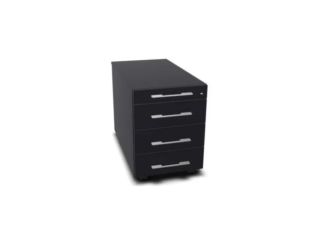 mobiel ladeblok,HxBxD 525x430x800mm,3lade(n),m. handgreep,CC-zwart