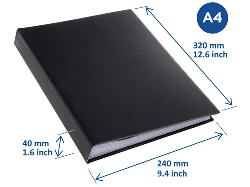 Showmap Rillstab A4 RI99484 8 Kanaals 80 Tassen Zwart