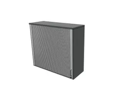 opzetkast,v. roldeurkast,HxBxD 1070x1200x445mm,roldeur,MS-donkergrijs