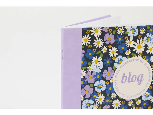 Cahier d'exercices B'LOG FLOWERS A5 ligne 48v 90gr rétractable 2 pcs