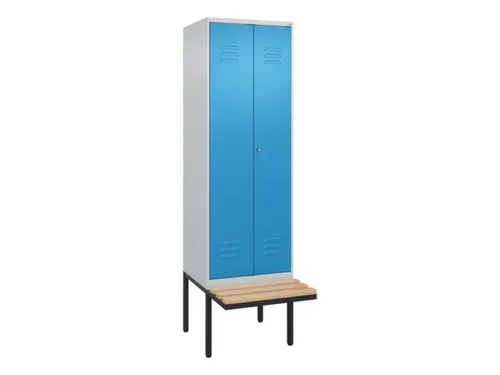 locker voor scheiding van kleding,HxBxD 2120x600x815mm,2vak