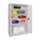 Ruime Vouwdeurkast 1950x1200x400mm 4legborden Ral7035 Front Ral7035