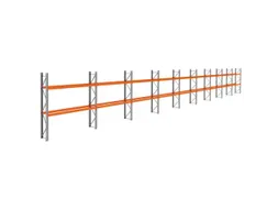 palletstelling,basis+8xaanbouw,HxBxD 3360x25300x750mm,vakl. 3000kg