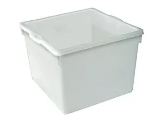 Conische Bak Pe Hxlxb 370X475X475Mm Inhoud 60L Naturel Wit - 1