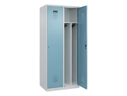 locker voor scheiding van kleding,HxBxD 1850x800x500mm,2vak
