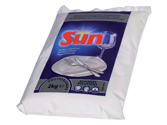 Sel régénérant lave-vaisselle Sun Professional - Sac de 2 kg sur