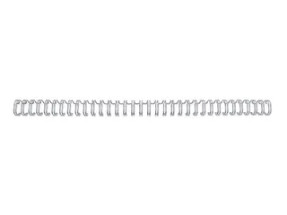 Draadrug GBC 8mm 34-rings A4 zilver 100stuks - 3