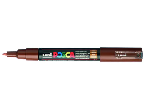 Verfstift Posca PC1MC Extra Fijne punt 0,7-1,0mm bruin