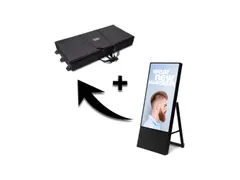 Smart Line Digitaal A-Bord 43 inch Zwart + Trolleykoffer