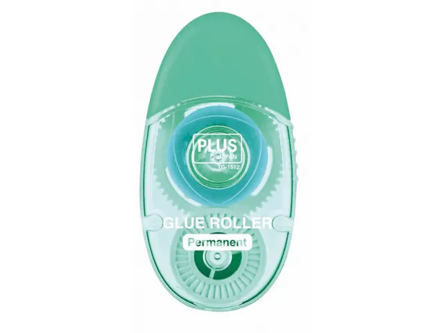 PLUS Japan Lijmroller groen 6mm x 12mm