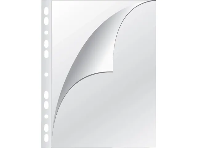 Geperforeerde Showtas A4 11-gaats Gekorreld 80mic Doos 100 Stuks