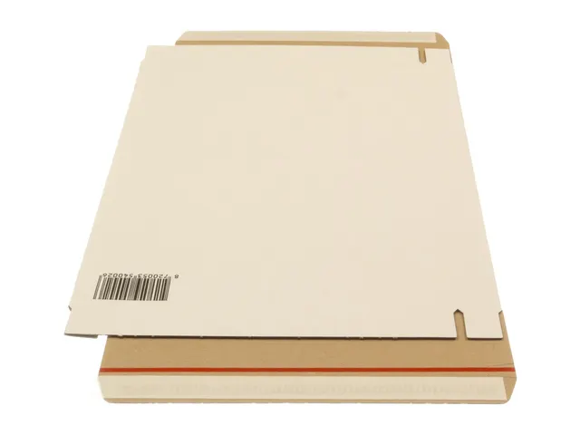 Brievenbusdoos Raadhuis A4+ 350x250x28mm wit 650grs duplex krimp a 5 s