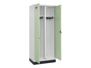 locker voor scheiding van kleding,HxBxD 1950x800x500mm,2vak - 1