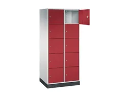 grootvolume-lockersysteem,RAL 7035/RAL 3003,HxBxD 1950x820x600mm