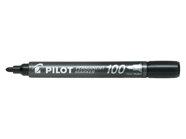 Marqueur PILOT 100 ogive Fin noir boîte 15 + 5 gratuits