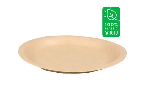 Biodore bord rond kraft 180mm 4x100 Stuks