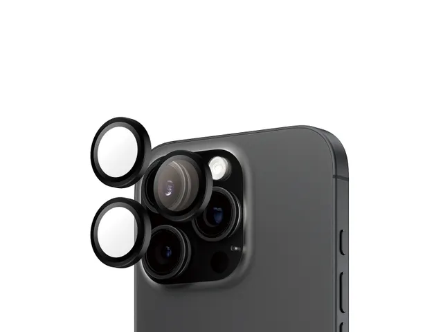 Protège lentilles caméra PanzerGlass iPhone 16 Pro/16 Pro Max noir