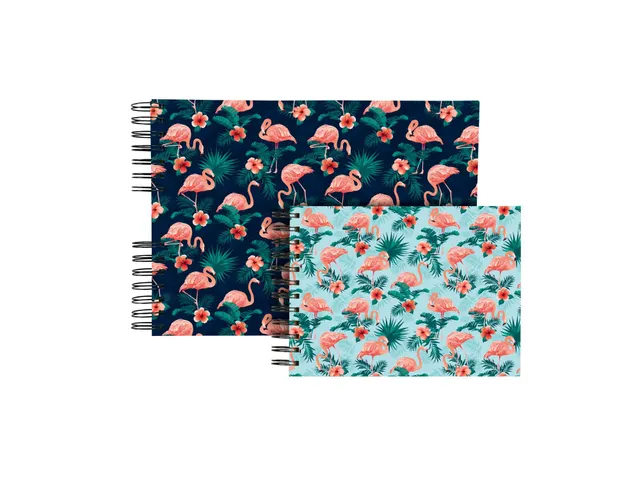 Fotoalb spiraal 50p. wit 32x22cm FLAMINGO