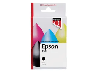 Inktcartridge Quantore alternatief tbv Epson 29XL T299140 zwart - 1
