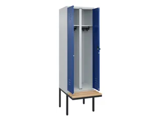 locker voor scheiding van kleding,HxBxD 2120x600x815mm,2vak - 2