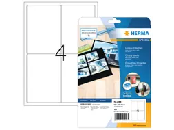 HERMA 4908 Glossy Etiketten A4 96x139,7mm Wit 100 stuks
