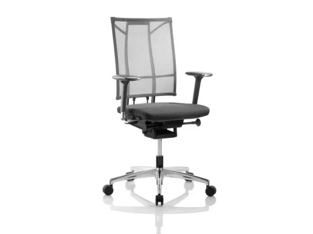 Siège de bureau mécanisme Glide-Tec avec accoudoirs noir