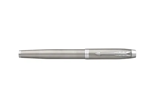 Parker IM Vulpen Stainless Steel CT Finish Medium Blauwe inkt