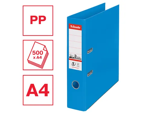 Ordner Esselte Vivida A4 75mm PP blauw