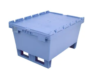 Herbruikbare Stapelbak Grote Capaciteit 453x800x600mm 109l Deksel - 1