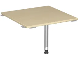 koppelelement voor bureau,90 °,BxD 800x800mm,blad esdoorn,hoekig