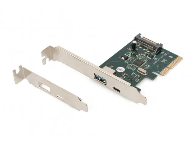 PCIe-kaart USB Type-C + USB Type-A tot 10 GB/s