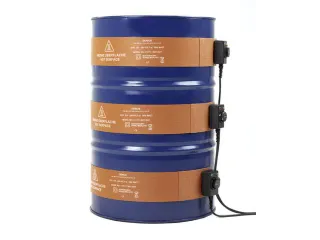 verwarmingsriemen,v. vat inhoud 200l,buiten silicone,oranje,1000 W - 2