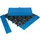 Randlijst Voor Werkplekmat Extreme Belasting 300X40Mm Blauw