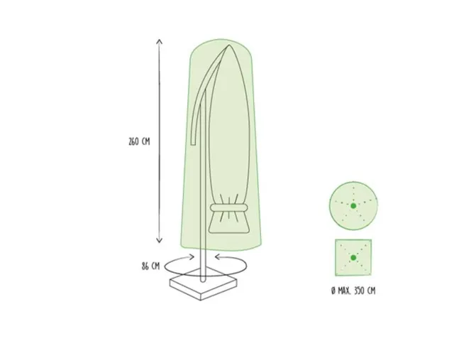 Buitenhoes Voor Zweef Parasol TOT Ø 350cm