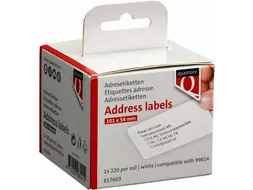 Labeletiket Quantore 99014 54x101mm adres wit