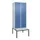 locker met bank,HxBxD 2120x800x815mm,2vak,vak B 400mm,cil.-slot