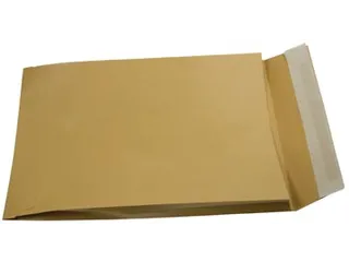 Gallery Zak-Enveloppen Bruin Met Balg 250x350x40 mm Stripsluiting - 1