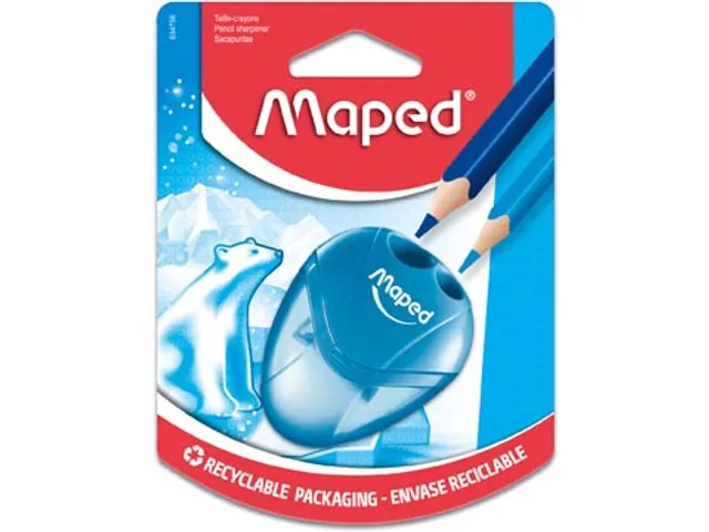 Potloodslijper i-gloo 2-gaats, op blister