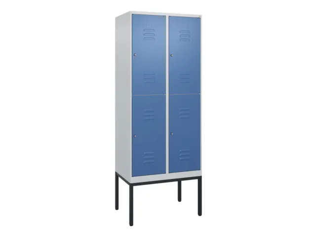 dubbeldekse locker,HxBxD 2120x800x500mm,2x2vak.,vak B 400mm