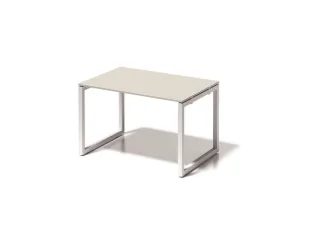 bureau,HxBxD 740x1200x800mm,blad grijswit,sledeframe verkeerswit - 1