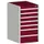 ladekast HxBxD 900x525x525mm 7laden romp RAL7035 front RAL3004