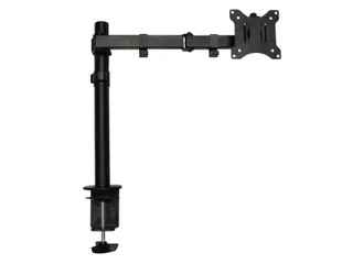 Monitorarm 1 Scherm Zwart 17/32 Inch Bureauklem + bladdoorvoer - 1