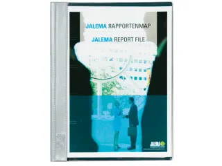 Rapportenmap met JalemaClip A4 10 stuks Grijs - 2